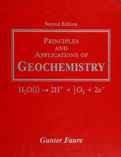 Principles and Applications of Geochemistry