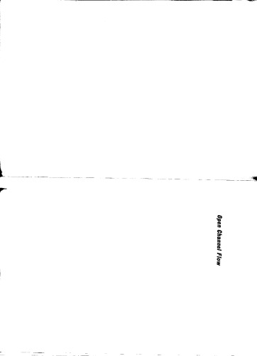 Open Channel Flow