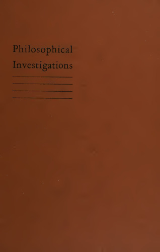 Philosophical Investigations (1963)