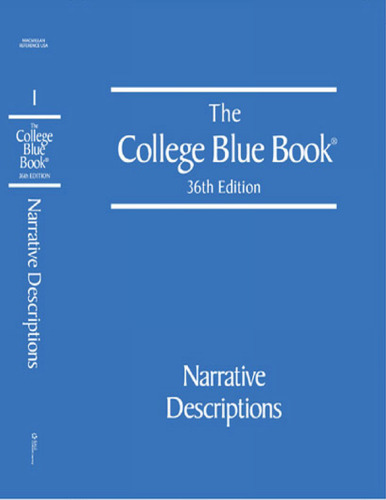 The College Blue Book: 36th Edition, 6-Volume Set