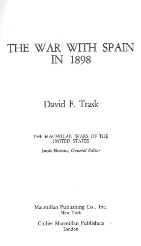 The War with Spain in 1898