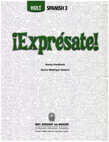 ¡Exprésate! Spanish 3