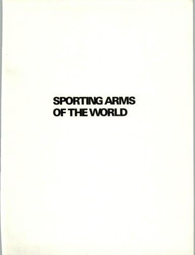 Sporting Arms of the World