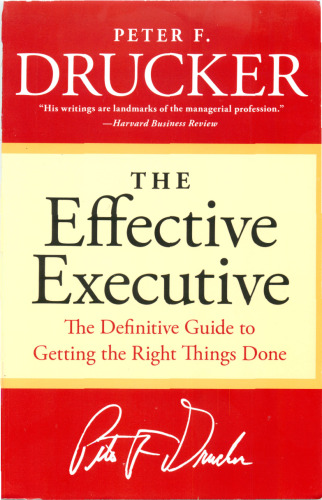 The Effective Executive
