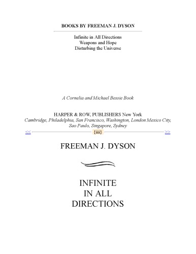 Infinite in All Directions