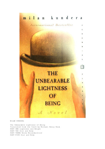 The Unbearable Lightness of Being