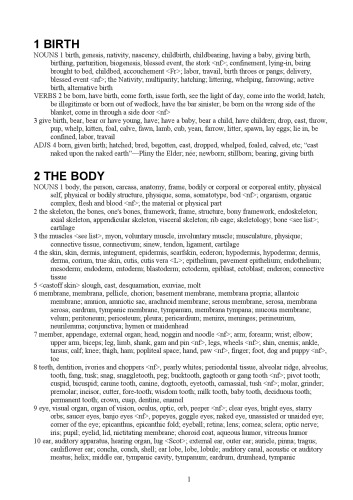 Roget's International Thesaurus, 6th Edition