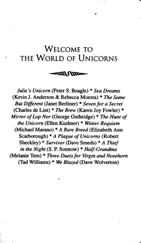 Peter S. Beagle's Immortal Unicorn, Volume Two