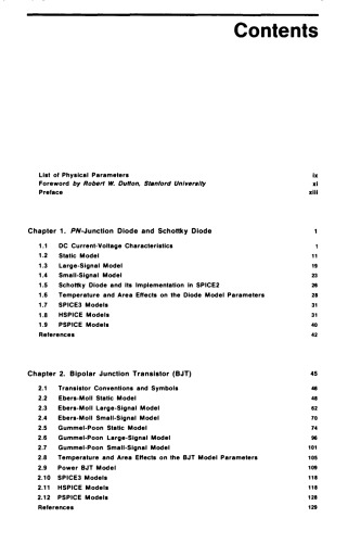 Semiconductor Device Modeling With SPICE
