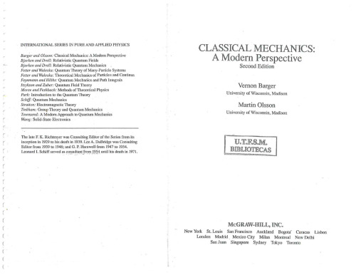 Classical Mechanics: A modern perspective