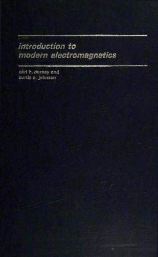 Introduction to Modern Electromagnetics