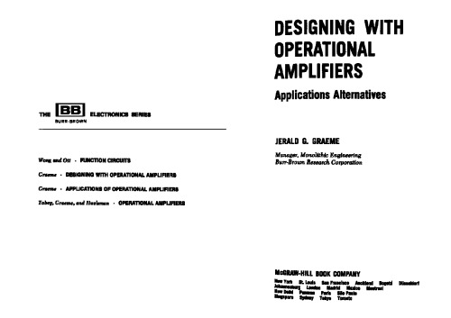 Designing with operational amplifiers: applications alternatives