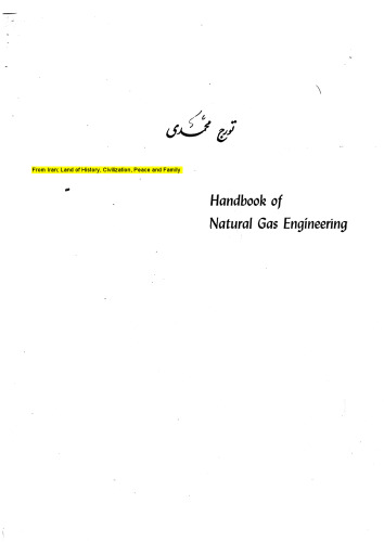 Handbook of Natural Gas Engineering