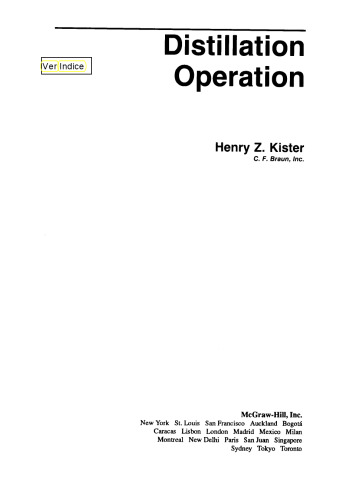 Distillation Operation