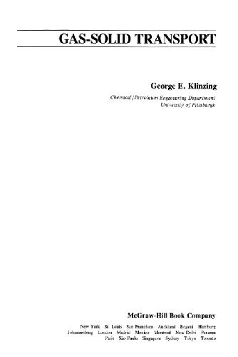 Gas-solid transport