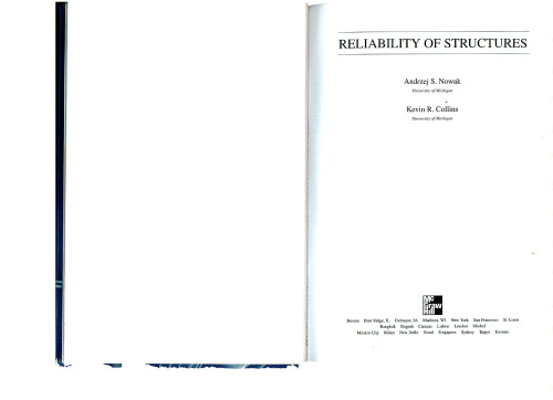 Reliability of Structures