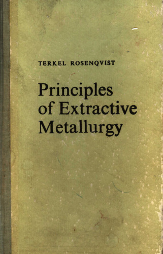 Principles of Extractive Metallurgy
