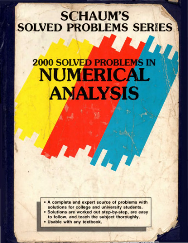 Schaum's Solved Problems Series: 2000 Solved Problems in Numerical Analysis