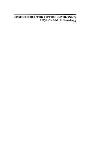 Semiconductor optoelectronics - physics and technology