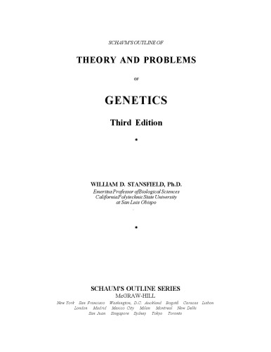 Outline of Genetics