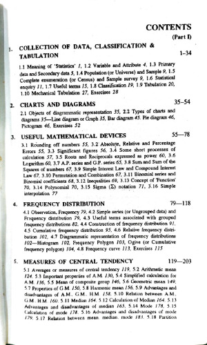 Statistical Methods in Commerce, Accountancy and Economics