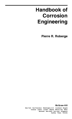 Handbook of Corrosion Engineering