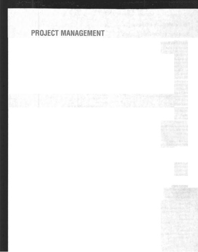 Project Management: The Managerial Process (McGraw-Hill international editions: Management & organization series)