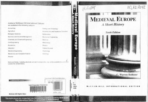 Medieval Europe: A Short History