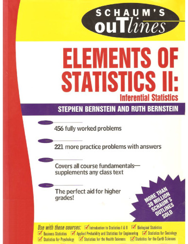 Schaum's Outline of Elements of Statistics II: Inferential Statistics