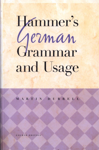 Hammer’s German Grammar and Usage