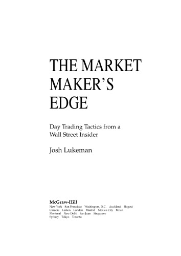 The Market Maker’s Edge - Full (all images)