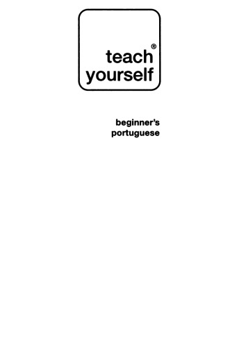 Teach Yourself Beginner’s Portuguese
