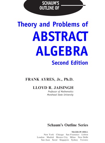 Abstract Algebra
