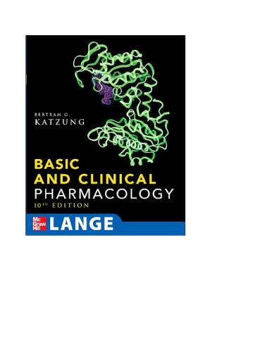 Basic & Clinical Pharmacology (LANGE Basic Science) 10th edition