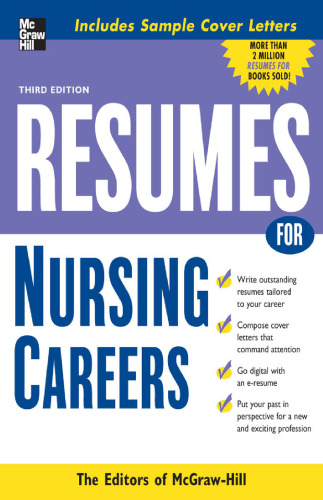Resumes for Nursing Careers (Professional Resumes Series)