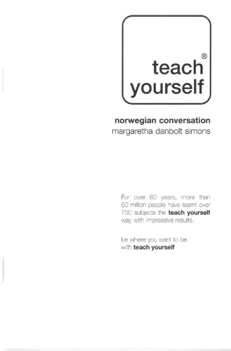 Teach Yourself Norwegian Conversation (3CDs + Guide)