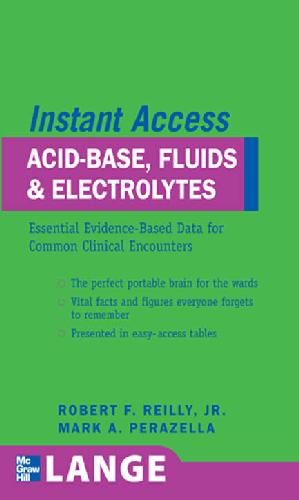 Lange Instant Access: Acid-Base Fluids and Electrolytes