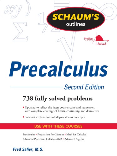 Schaum's outlines: precalculus