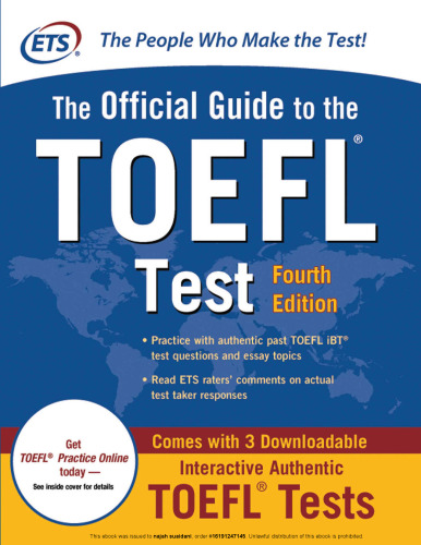Official Guide to the TOEFL Test 4th Edition