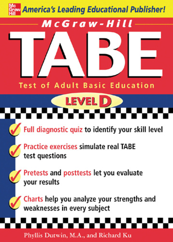 McGraw-Hill's TABE Level D: The First Step to Lifelong Success