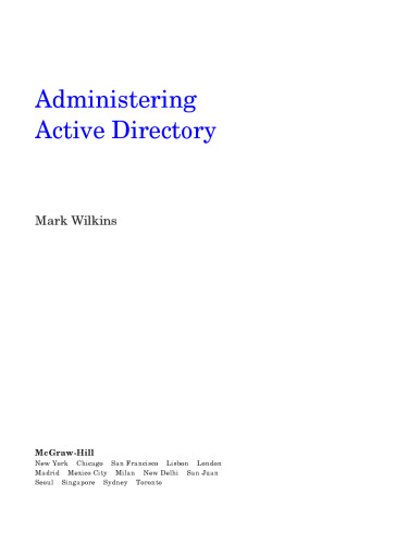 Administering Active Directory