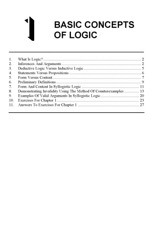 Symbolic Logic: A First Course