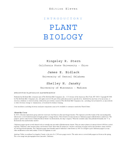 Introductory Plant Biology