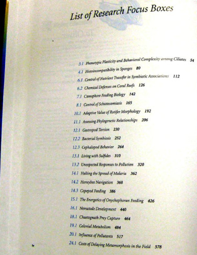 Biology of the Invertebrates