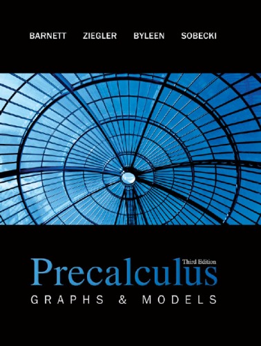 Precalculus: Graphs & Models, 3rd Edition