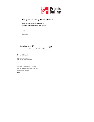 AutoCAD 2010 Instructor (Mcgraw-Hill Graphics)