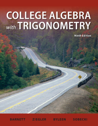 College Algebra with Trigonometry, (9th Edition)