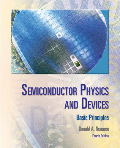 Semiconductor physics and devices: basic principles