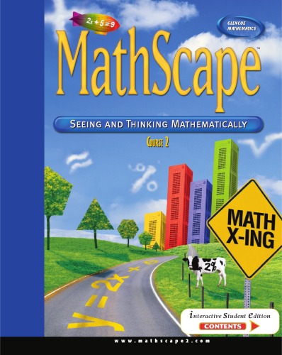 MathScape: Seeing and Thinking Mathematically, Course 2, The Language of Algebra, Student Guide (Mathscape: Seeing and Thinking Mathematically)