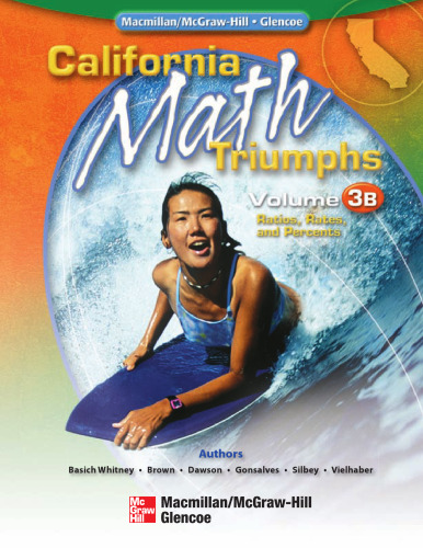 California Math Triumphs Vol 3B RATIOS (CALIFORNIA MATH TRIUMPHS VOL 3B)
